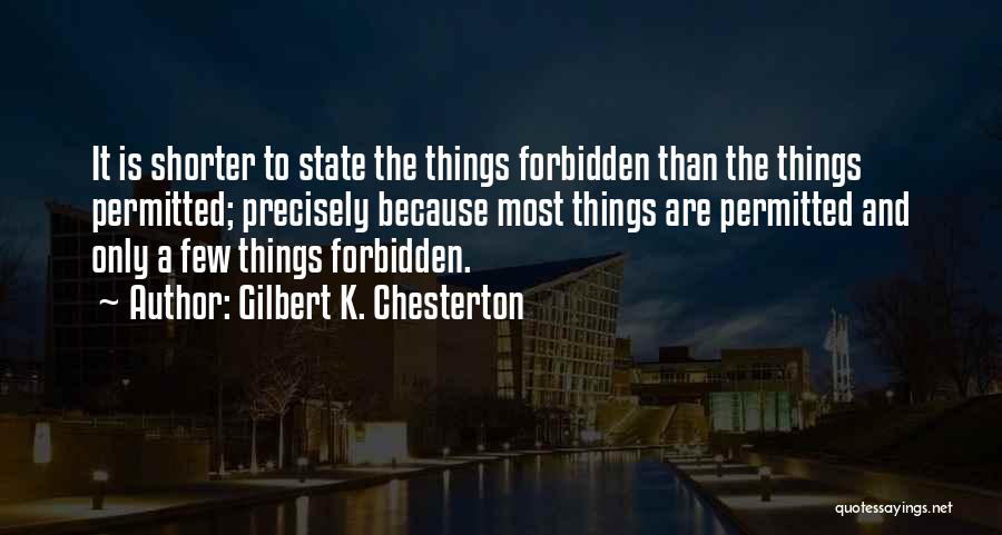 Permitted Quotes By Gilbert K. Chesterton