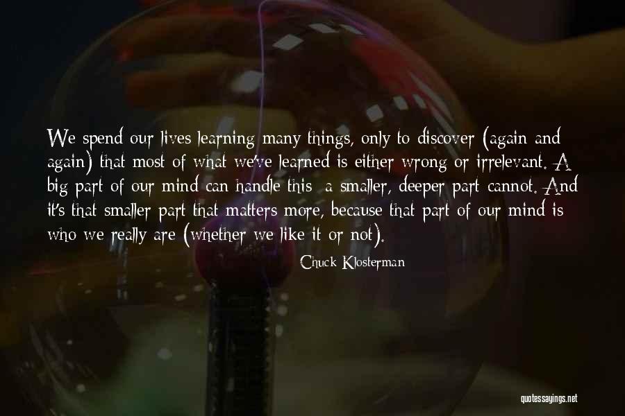 Perntie Quotes By Chuck Klosterman Perntie Quotes By Chuck Klosterman