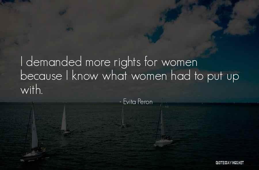 Peron Quotes By Evita Peron