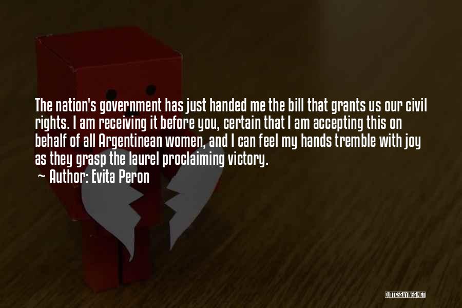 Peron Quotes By Evita Peron