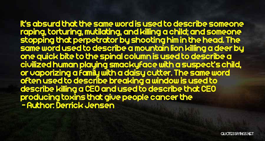 Perpetrator Quotes By Derrick Jensen