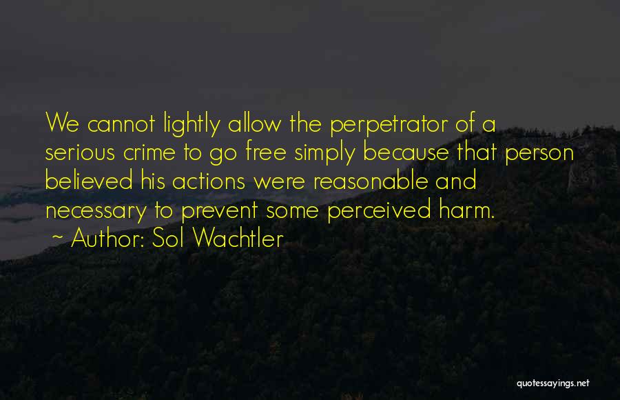 Perpetrator Quotes By Sol Wachtler