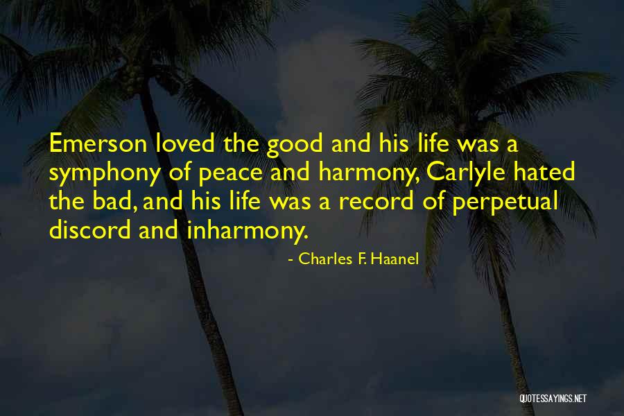 Perpetual Peace Quotes By Charles F. Haanel