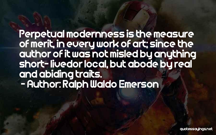 Perpetual Quotes By Ralph Waldo Emerson