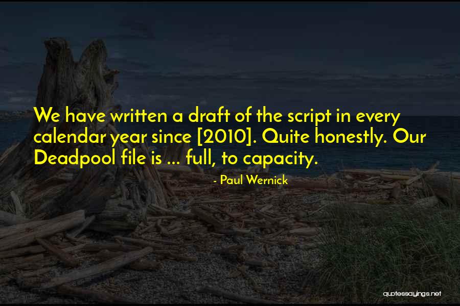 Perpiratory Quotes By Paul Wernick Perpiratory Quotes By Paul Wernick