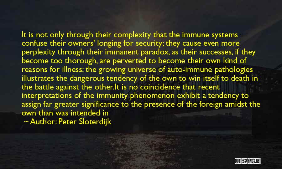 Perplexity Quotes By Peter Sloterdijk