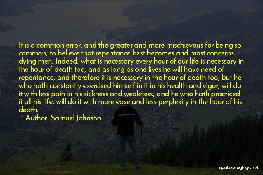 Perplexity Quotes By Samuel Johnson