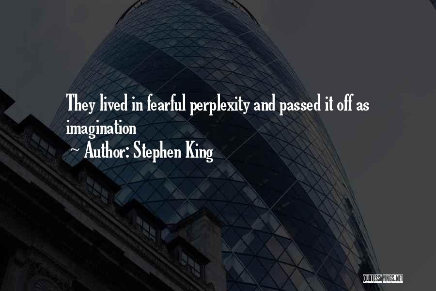 Perplexity Quotes By Stephen King