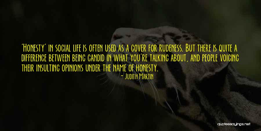 Perruche Oiseau Quotes By Judith Martin