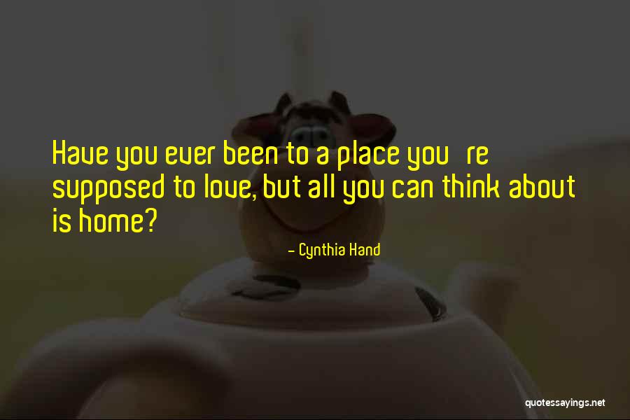 Persekitaran Tugas Quotes By Cynthia Hand Persekitaran Tugas Quotes By Cynthia Hand