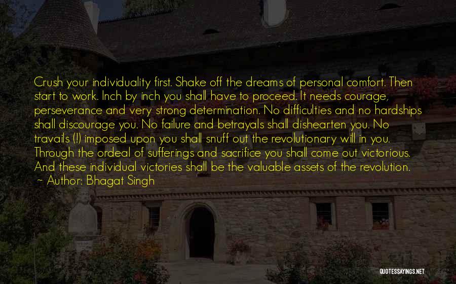 Perseverance And Determination Quotes By Bhagat Singh