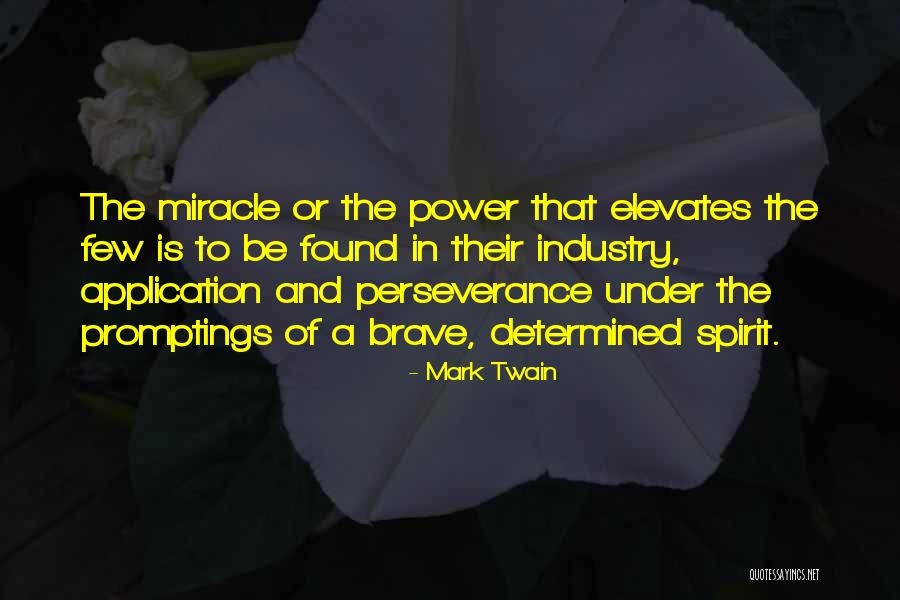 Perseverance And Determination Quotes By Mark Twain