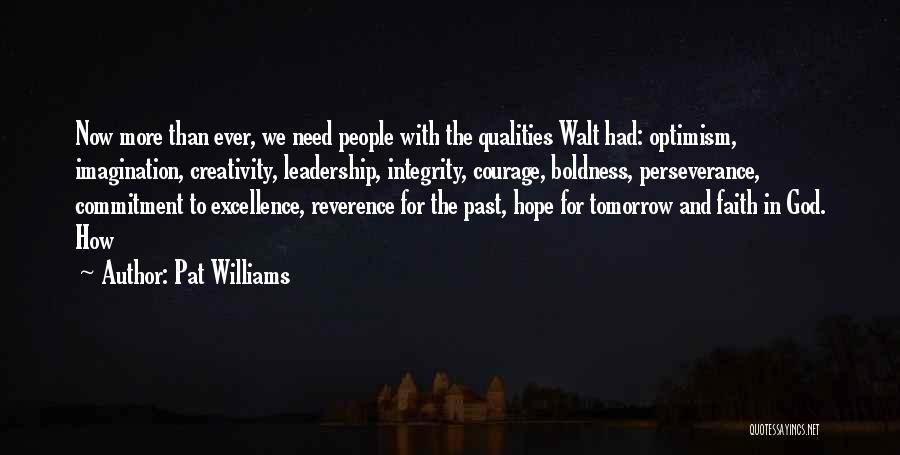 Perseverance And Hope Quotes By Pat Williams