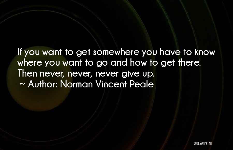 Perseverance And Never Giving Up Quotes By Norman Vincent Peale