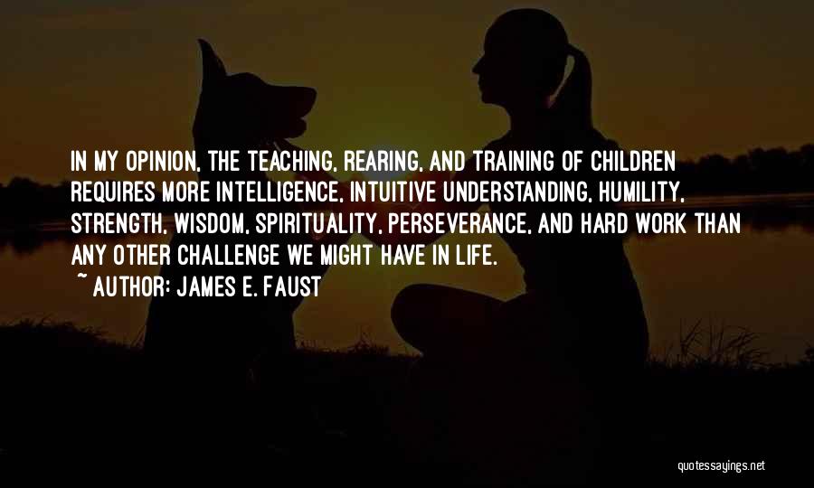 Perseverance And Strength Quotes By James E. Faust