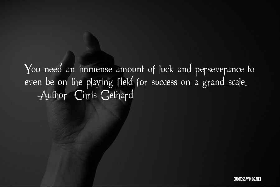 Perseverance And Success Quotes By Chris Gethard