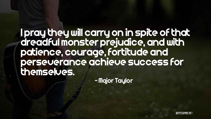 Perseverance And Success Quotes By Major Taylor