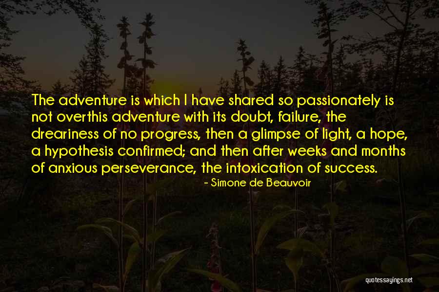 Perseverance And Success Quotes By Simone De Beauvoir