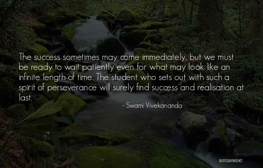 Perseverance And Success Quotes By Swami Vivekananda