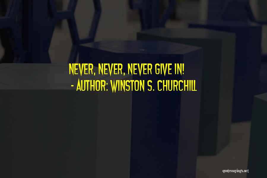 Perseverance By Winston Churchill Quotes By Winston S. Churchill