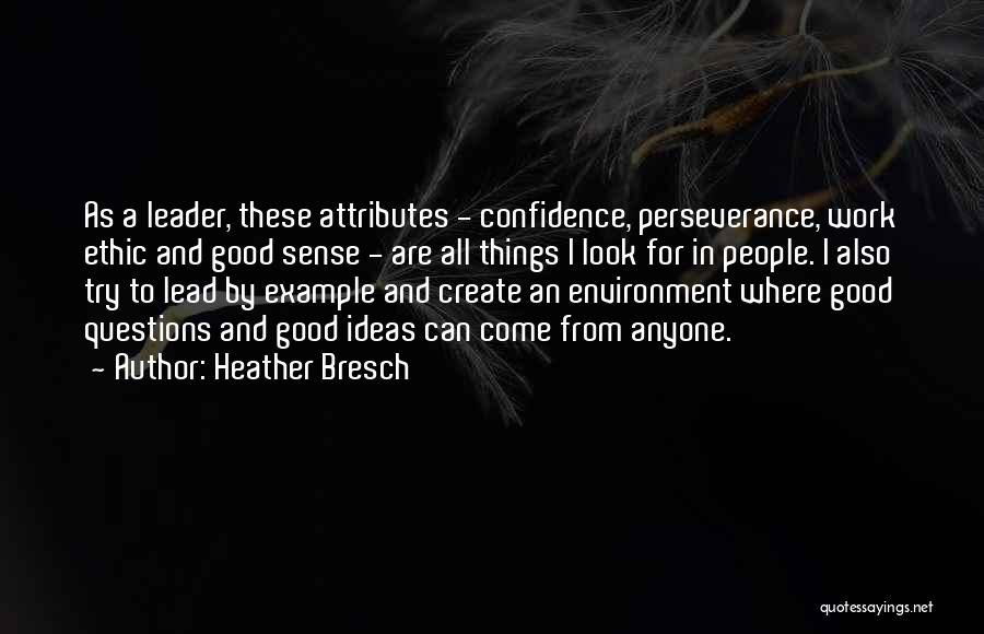 Perseverance In Work Quotes By Heather Bresch