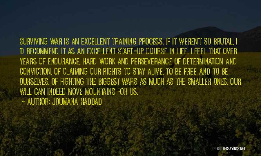 Perseverance In Work Quotes By Joumana Haddad