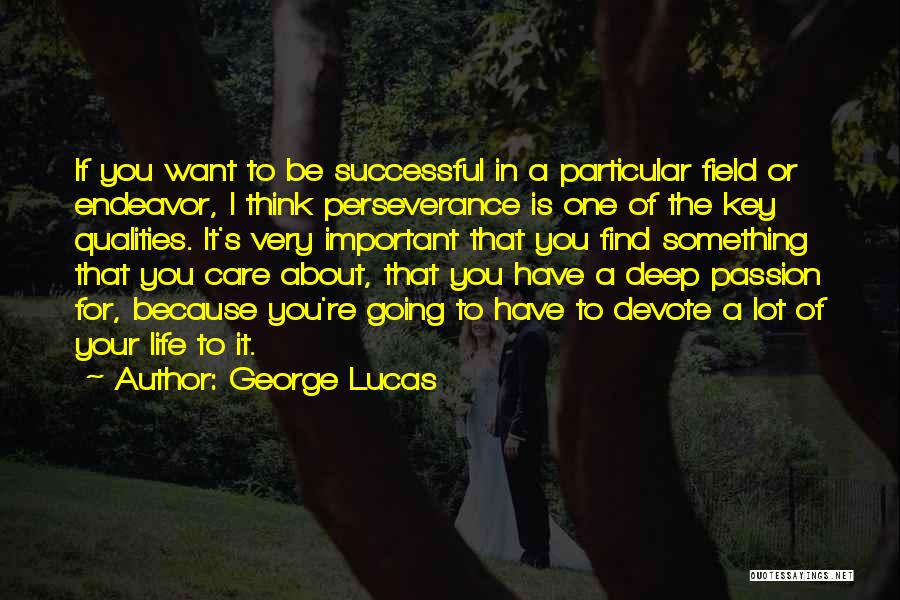 Perseverance Is The Key To Success Quotes By George Lucas