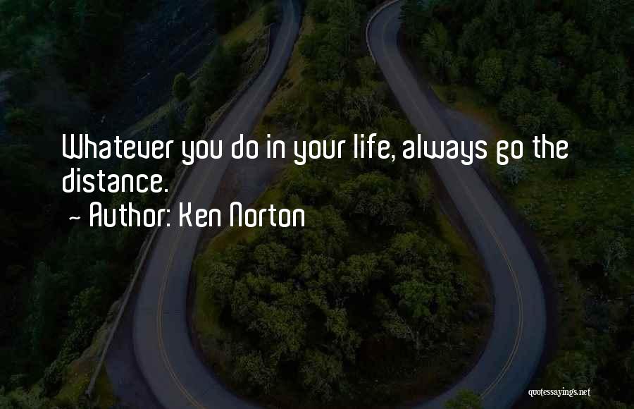 Perseverance Quotes By Ken Norton