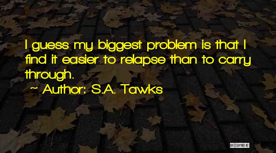 Perseverance Quotes By S.A. Tawks
