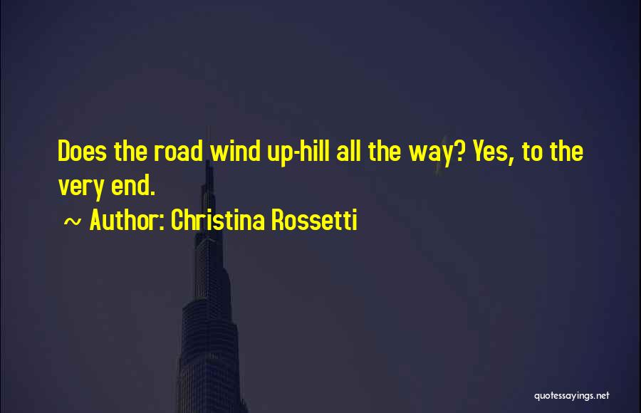 Perseverance To The End Quotes By Christina Rossetti