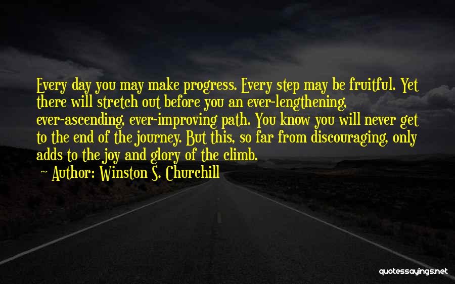 Perseverance To The End Quotes By Winston S. Churchill