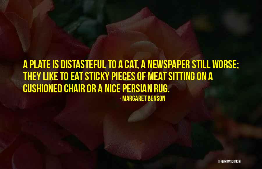 Persian Cat Quotes By Margaret Benson Persian Cat Quotes By Margaret Benson