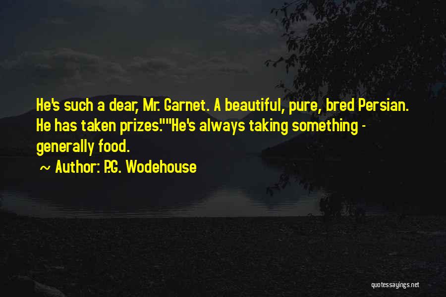 Persian Food Quotes By P.G. Wodehouse