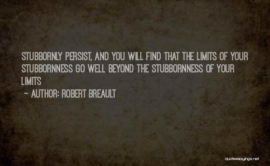 Persist Quotes By Robert Breault