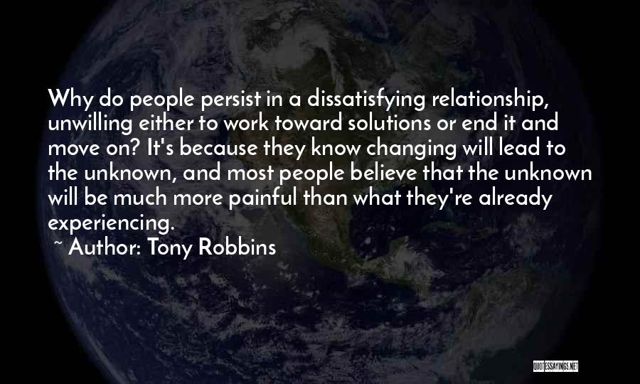 Persist Quotes By Tony Robbins