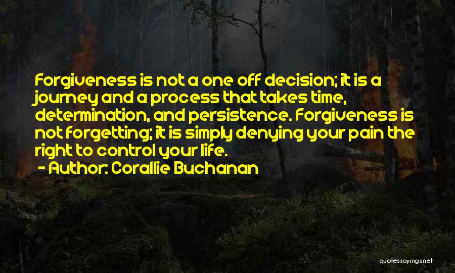 Persistence And Determination Quotes By Corallie Buchanan