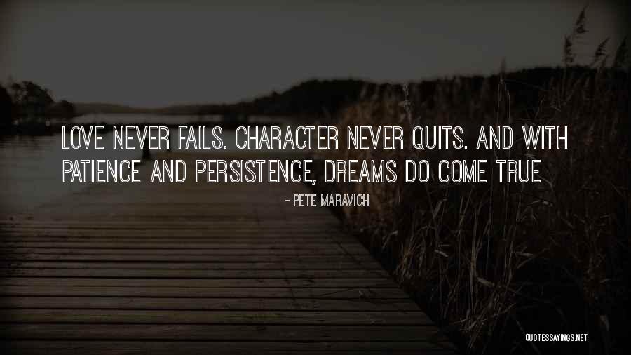 Persistence Inspirational Quotes By Pete Maravich Persistence Inspirational Quotes By Pete Maravich