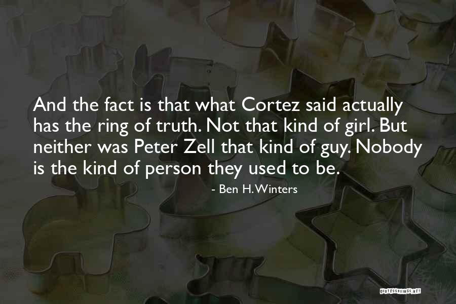 Person Has Quotes By Ben H. Winters Person Has Quotes By Ben H. Winters
