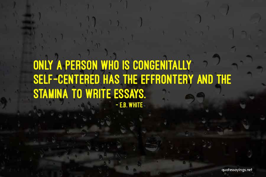 Person Has Quotes By E.B. White