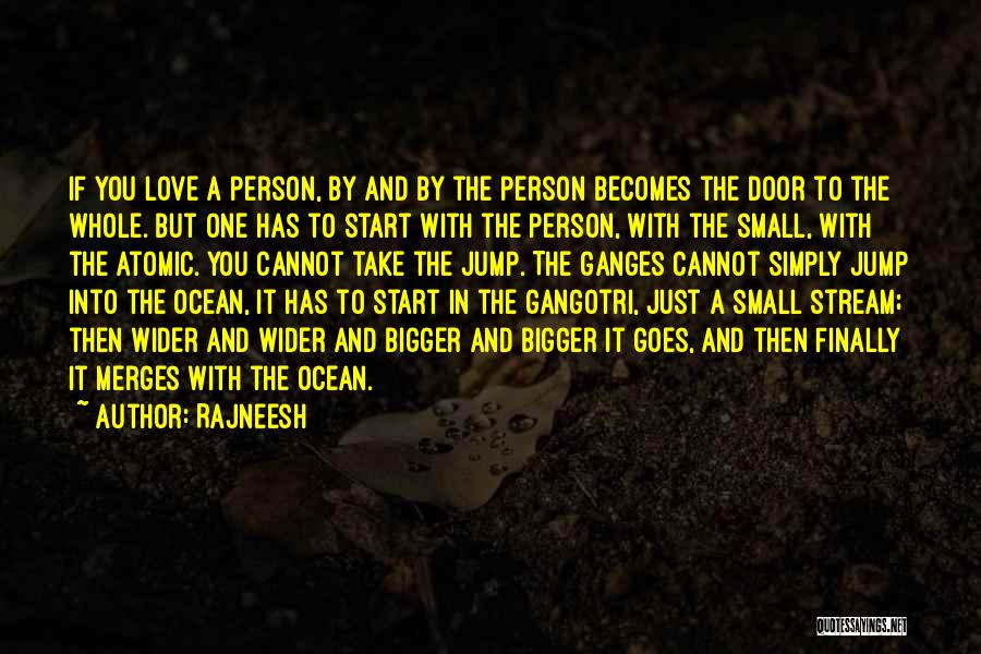 Person How Jump Quotes By Rajneesh