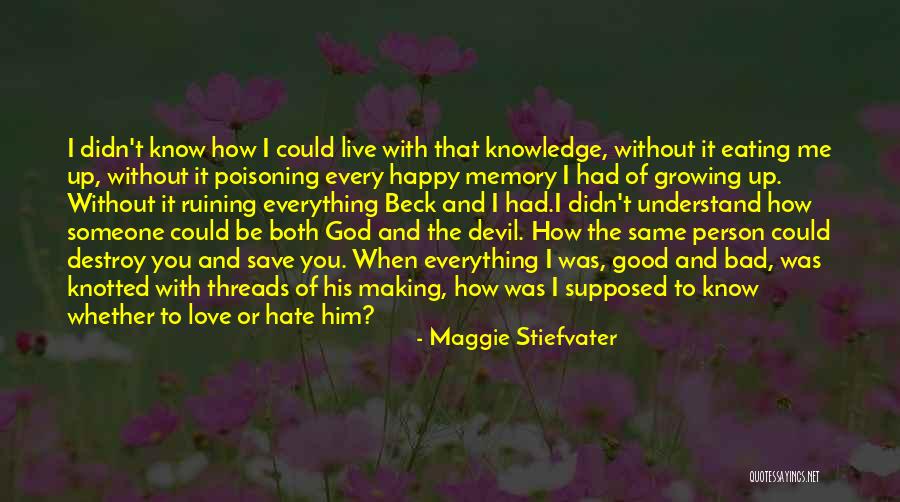 Person Making You Happy Quotes By Maggie Stiefvater