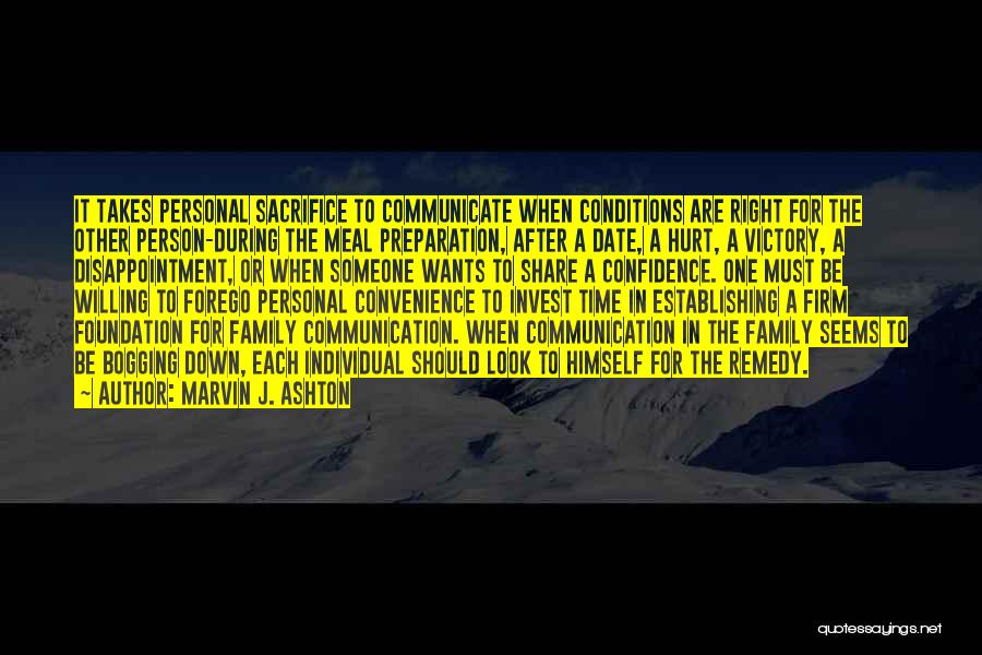 Person Of Convenience Quotes By Marvin J. Ashton