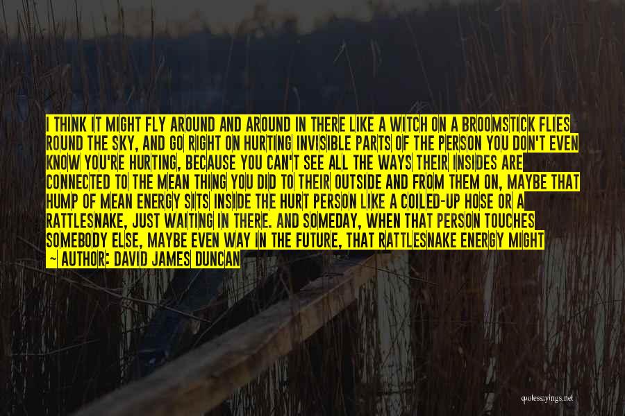 Person Who Don't Deserve You Quotes By David James Duncan