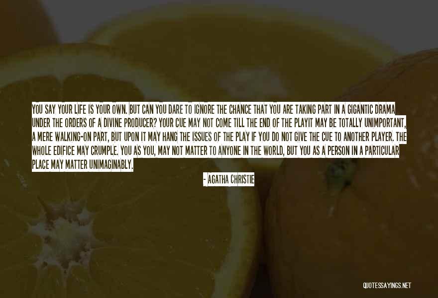 Person Who Ignore You Quotes By Agatha Christie Person Who Ignore You Quotes By Agatha Christie