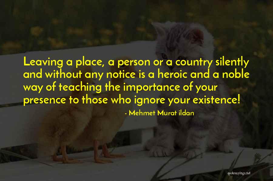 Person Who Ignore You Quotes By Mehmet Murat Ildan Person Who Ignore You Quotes By Mehmet Murat Ildan