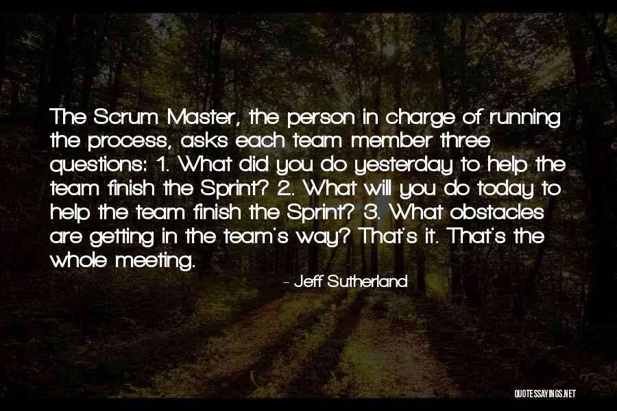 Person You Are Today Quotes By Jeff Sutherland Person You Are Today Quotes By Jeff Sutherland