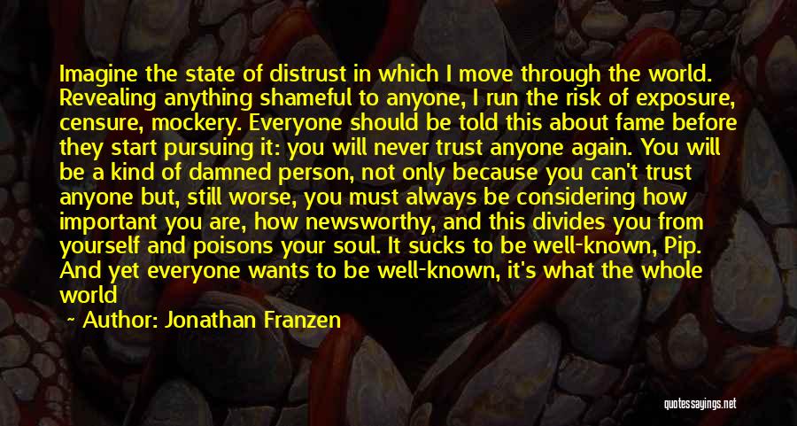 Person You Can Trust Quotes By Jonathan Franzen