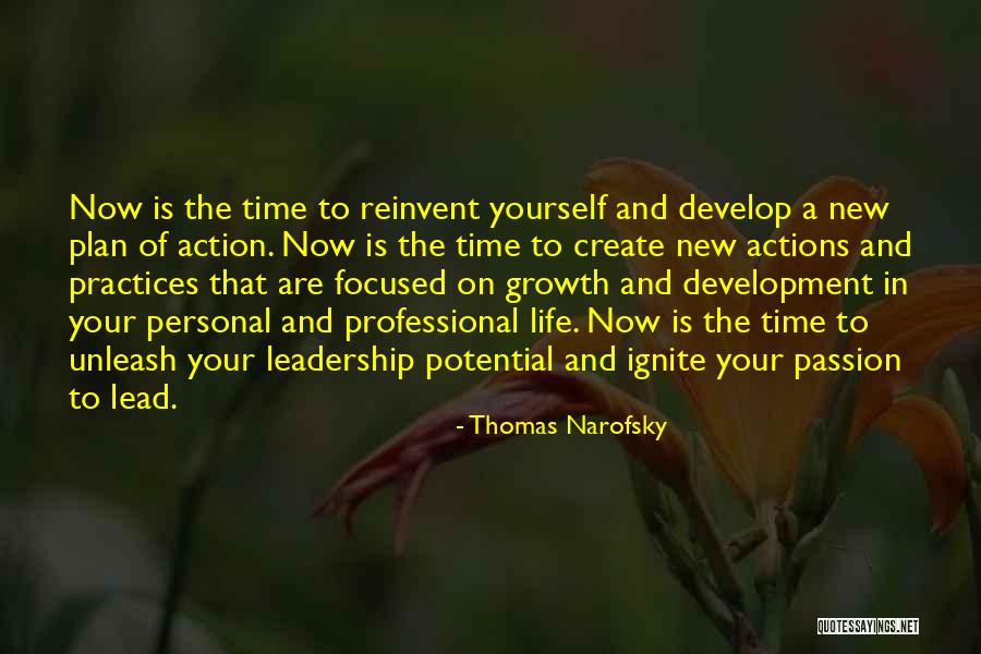 Personal And Professional Development Quotes By Thomas Narofsky