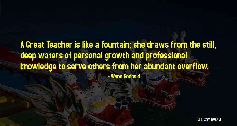 Personal And Professional Development Quotes By Wynn Godbold