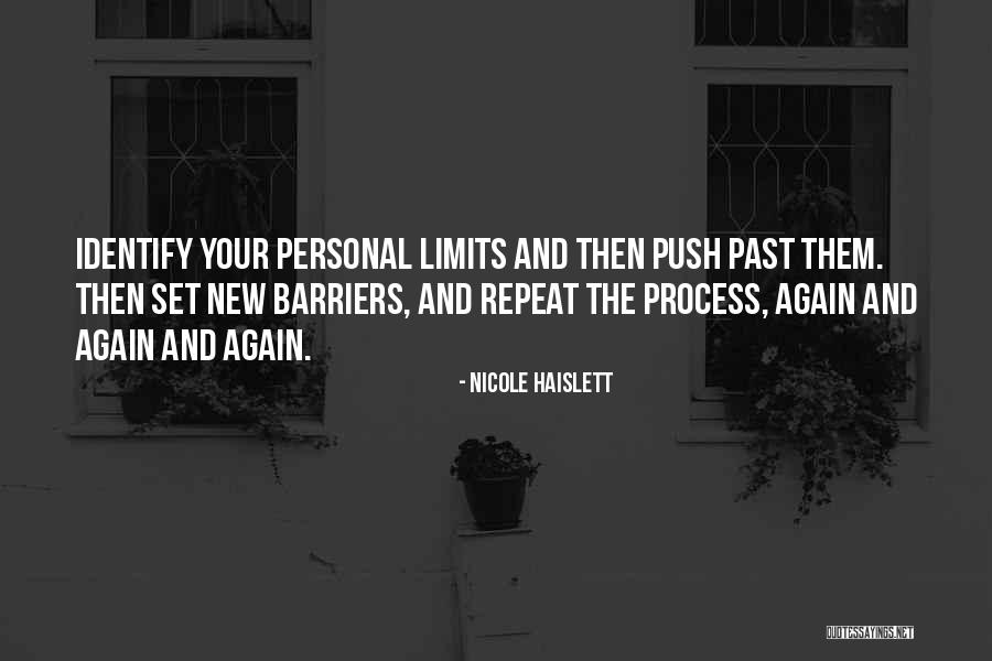 Personal Barriers Quotes By Nicole Haislett